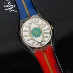Pamono 100 Years of Cinema 1895-1995 Watches from Swatch, Set of 4><noscript><img width=