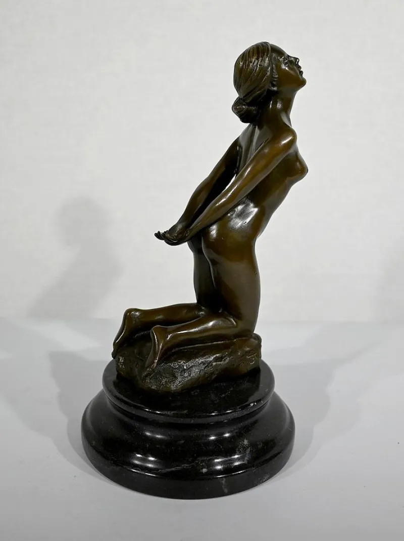 Pamono A. Cesaro, Nu féminin Sculpture, Bronze