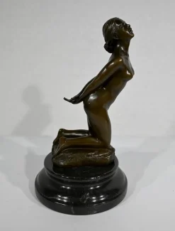 Pamono A. Cesaro, Nu féminin Sculpture, Bronze