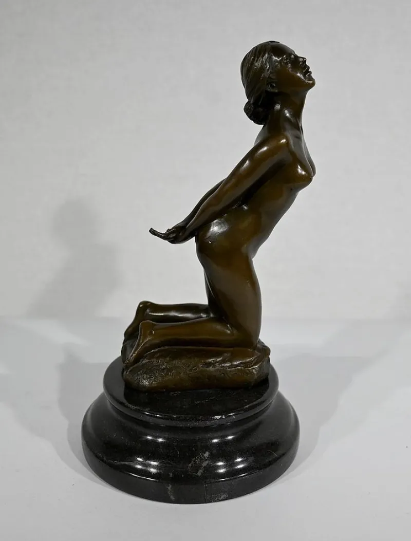 Pamono A. Cesaro, Nu féminin Sculpture, Bronze