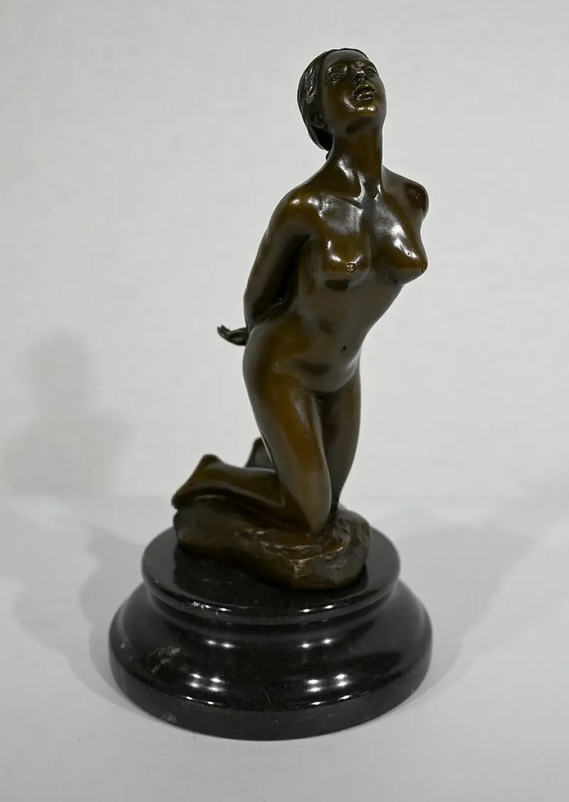 Pamono A. Cesaro, Nu féminin Sculpture, Bronze