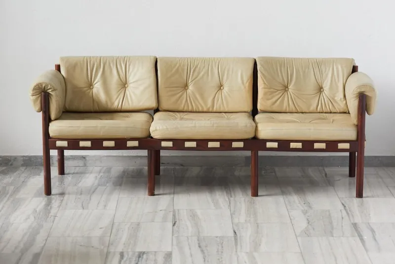 Pamono A Coja Living Room Seats and Sofas by Sven Ellekaer, 1960s, Set of 4> Living Room Sets