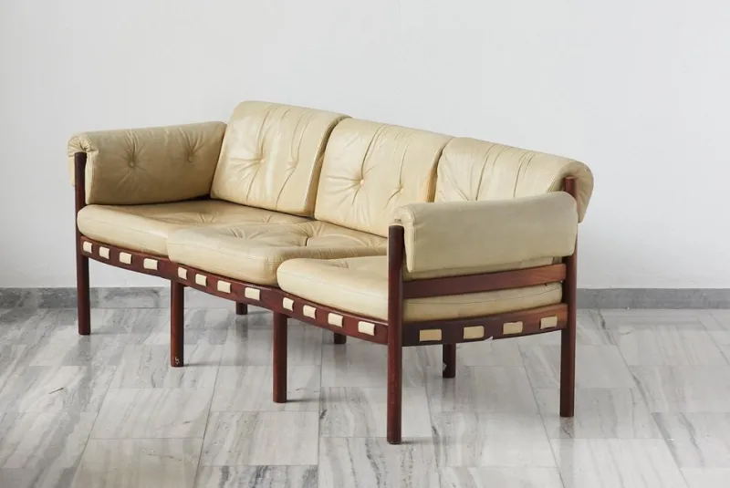 Pamono A Coja Living Room Seats and Sofas by Sven Ellekaer, 1960s, Set of 4> Living Room Sets
