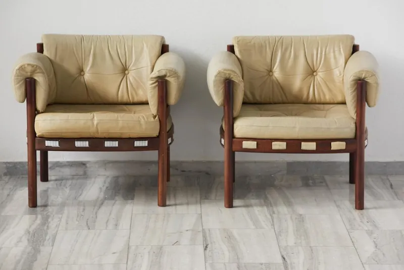 Pamono A Coja Living Room Seats and Sofas by Sven Ellekaer, 1960s, Set of 4> Living Room Sets