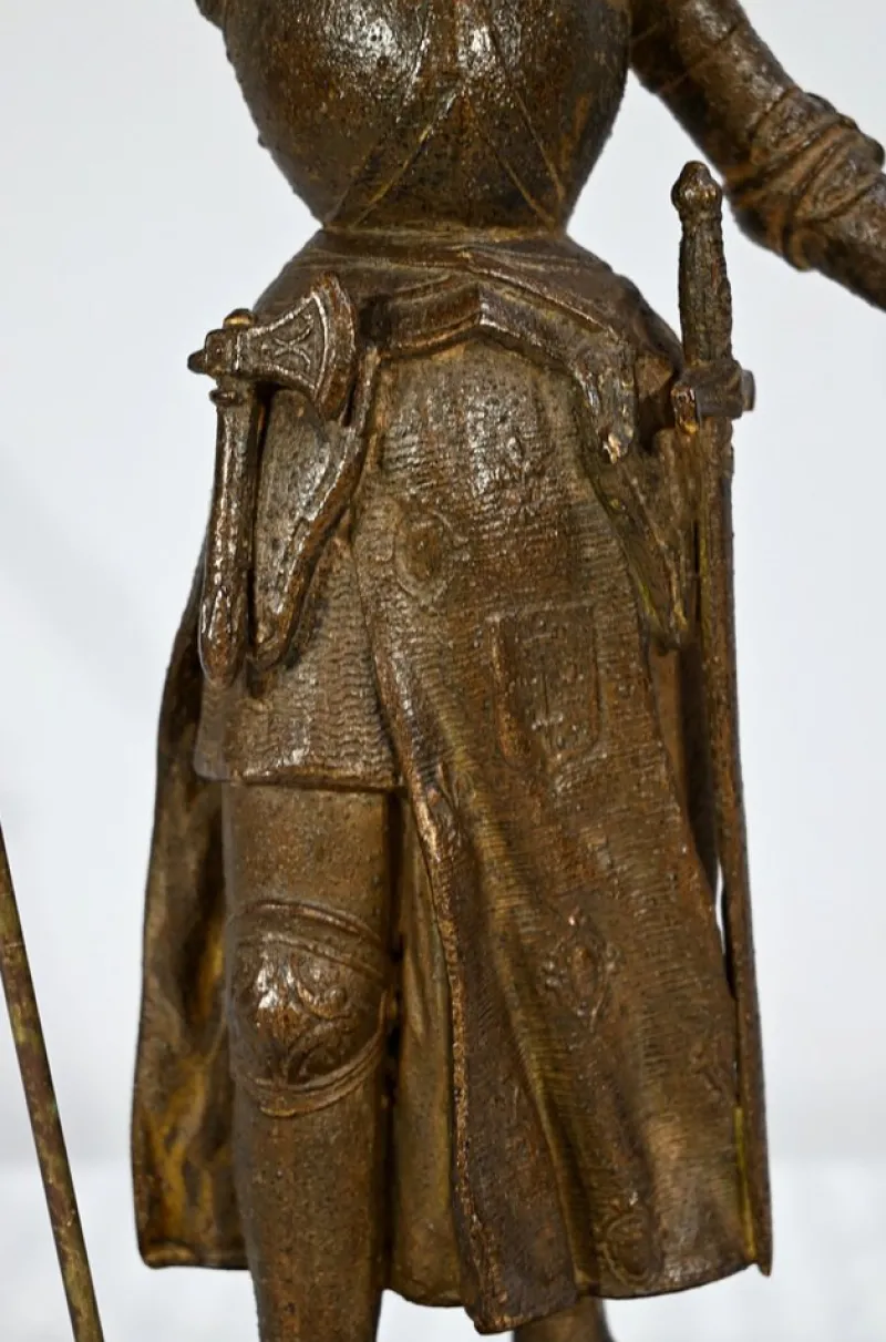 Pamono A. Foulon, Joan of Arc Victorious, Late 1800s, Regula> Art Nouveau