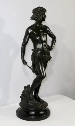 Online Pamono A. Gaudez, David, Late 19th Century, Bronze