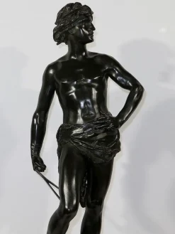 Online Pamono A. Gaudez, David, Late 19th Century, Bronze
