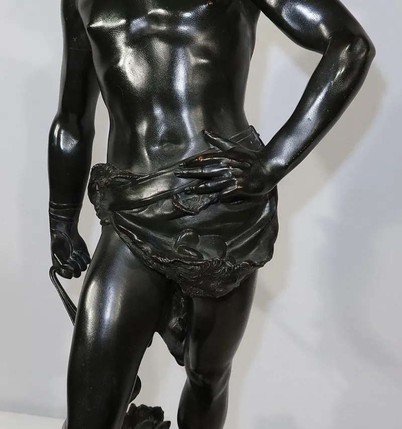 Online Pamono A. Gaudez, David, Late 19th Century, Bronze