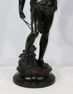 Online Pamono A. Gaudez, David, Late 19th Century, Bronze
