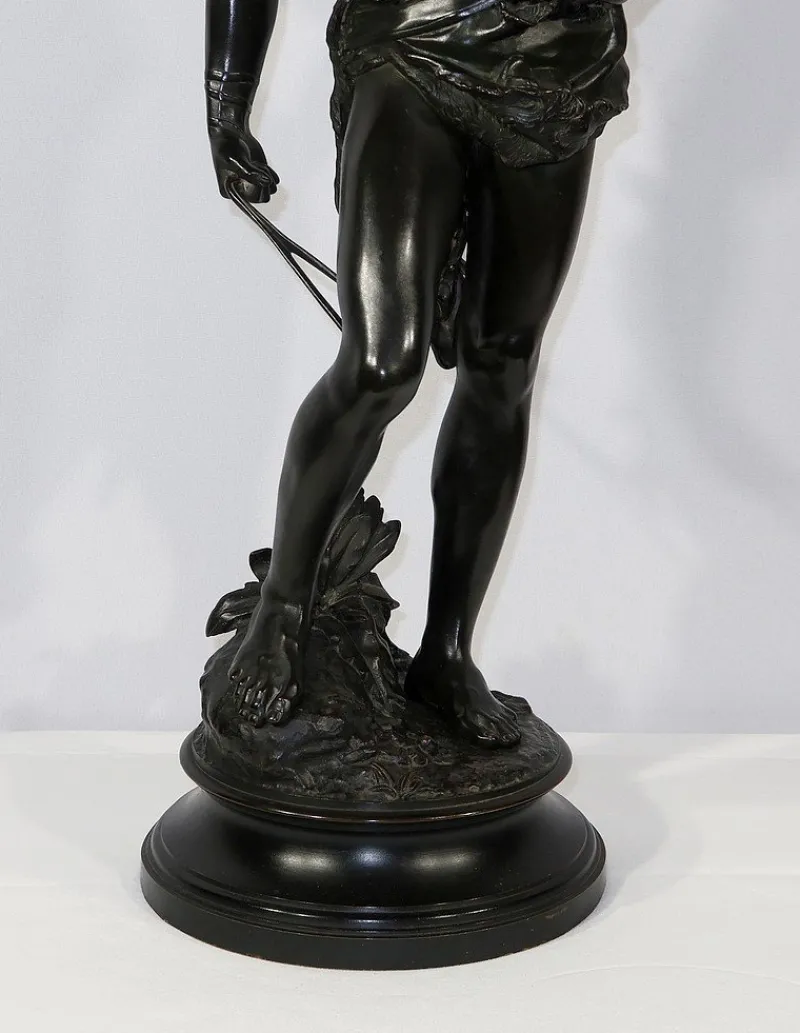 Online Pamono A. Gaudez, David, Late 19th Century, Bronze