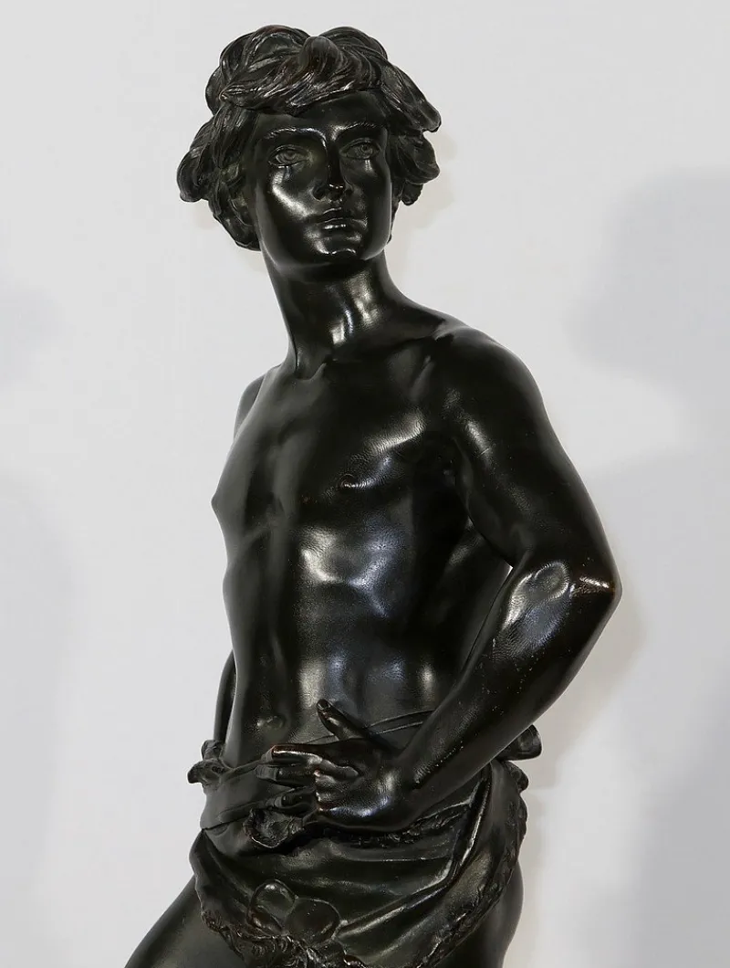 Online Pamono A. Gaudez, David, Late 19th Century, Bronze