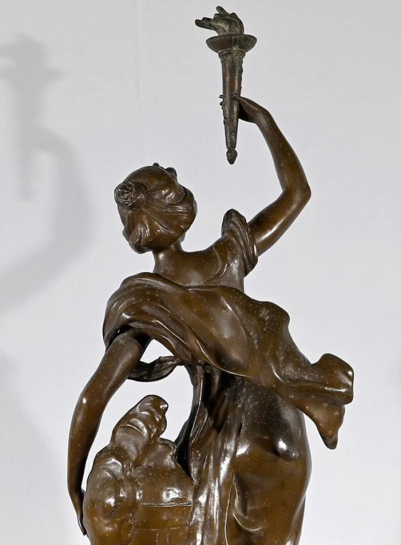 Discount Pamono A. Moreau, La Science, 1890s, Regula