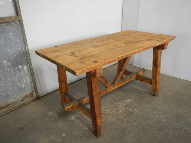 Pamono Abete Wooden Counter, 1940> Worktables & Workbenches