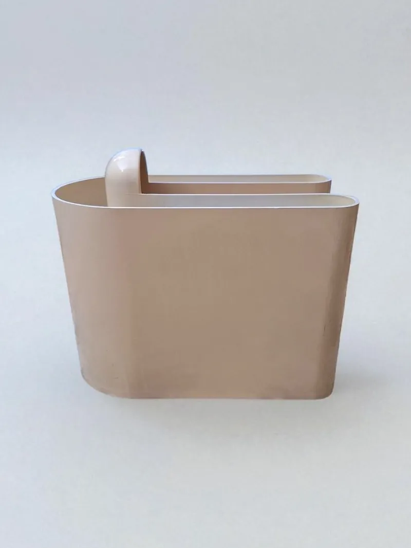 Pamono ABS Magazine Rack by Rodolfo Bonetto for Bilumen, 1970s> Magazine Racks