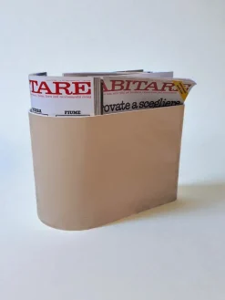 Pamono ABS Magazine Rack by Rodolfo Bonetto for Bilumen, 1970s><noscript><img width=