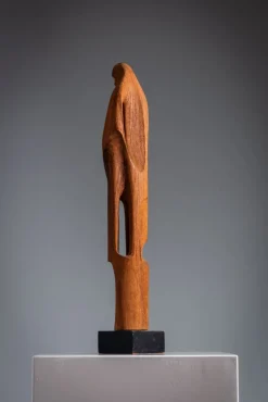 Hot Pamono Abstract Art Deco Figure, 1920s, Wood