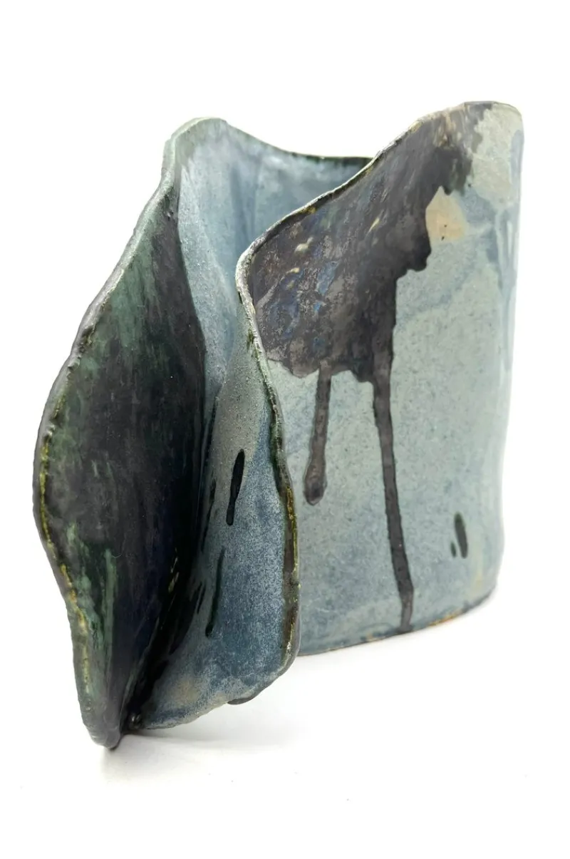 Pamono Abstract Ceramic Vase from G.W. Deutschland, Germany, 1980s> Vases