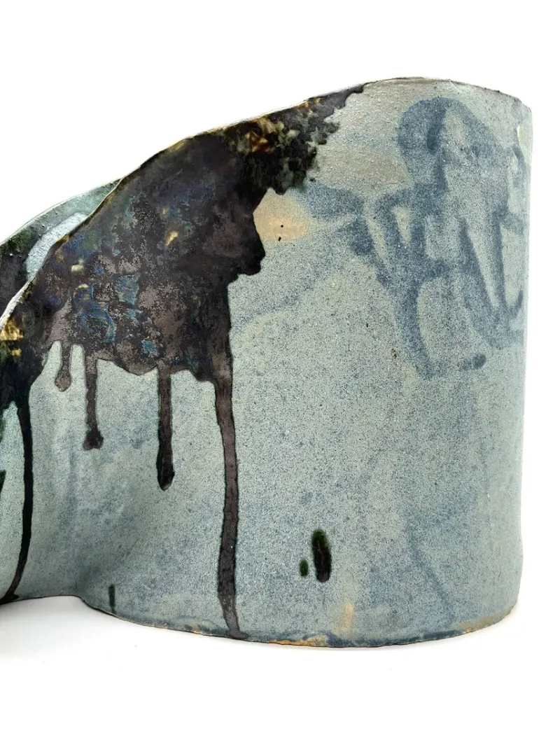 Pamono Abstract Ceramic Vase from G.W. Deutschland, Germany, 1980s> Vases