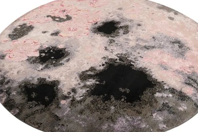 Pamono Abstract Circle Rug from R&K Principal Jahanshah Nazmiyal> Carpets & Textiles|Carpets & Textiles