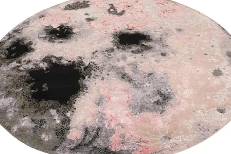 Pamono Abstract Circle Rug from R&K Principal Jahanshah Nazmiyal> Carpets & Textiles|Carpets & Textiles
