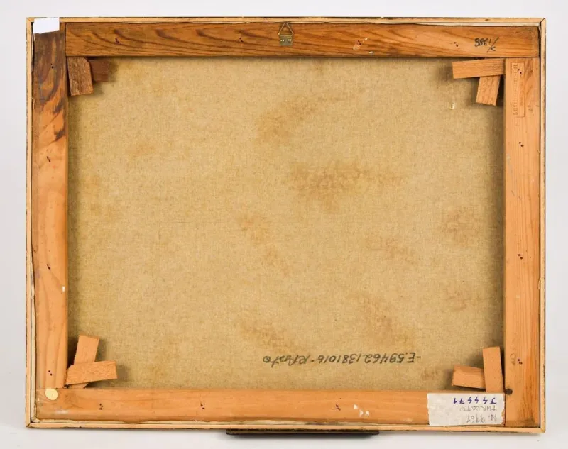 Pamono Abstract Composition - 1960s - Giulio Turcato - Painting - Contemporary 1960> Minimalist