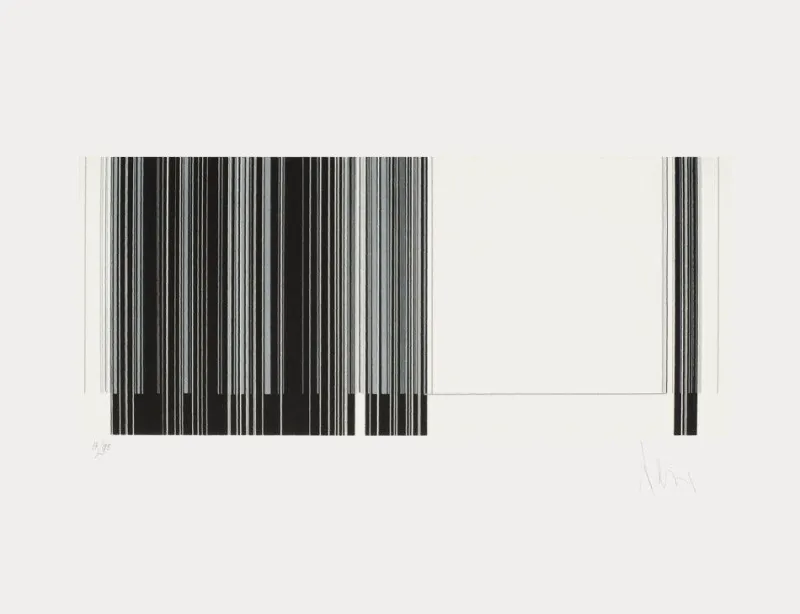 Hot Pamono Abstract Composition VI by Luc Peire