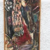 Clearance Pamono Abstract Painting, 1950s, Oil on Canvas