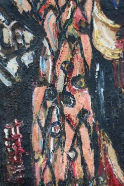 Clearance Pamono Abstract Painting, 1950s, Oil on Canvas