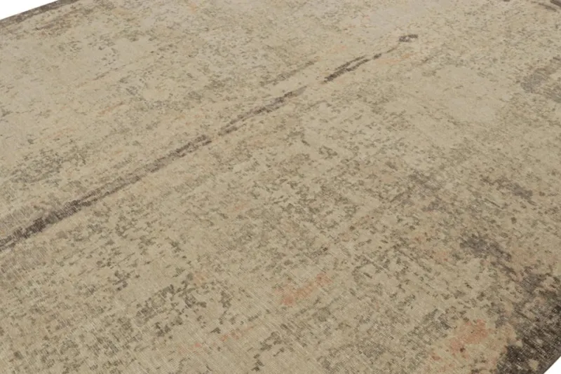 Pamono Abstract Rug in Beige and Gray from R&K Principal Jahanshah Nazmiyal> Carpets & Textiles|Carpets & Textiles