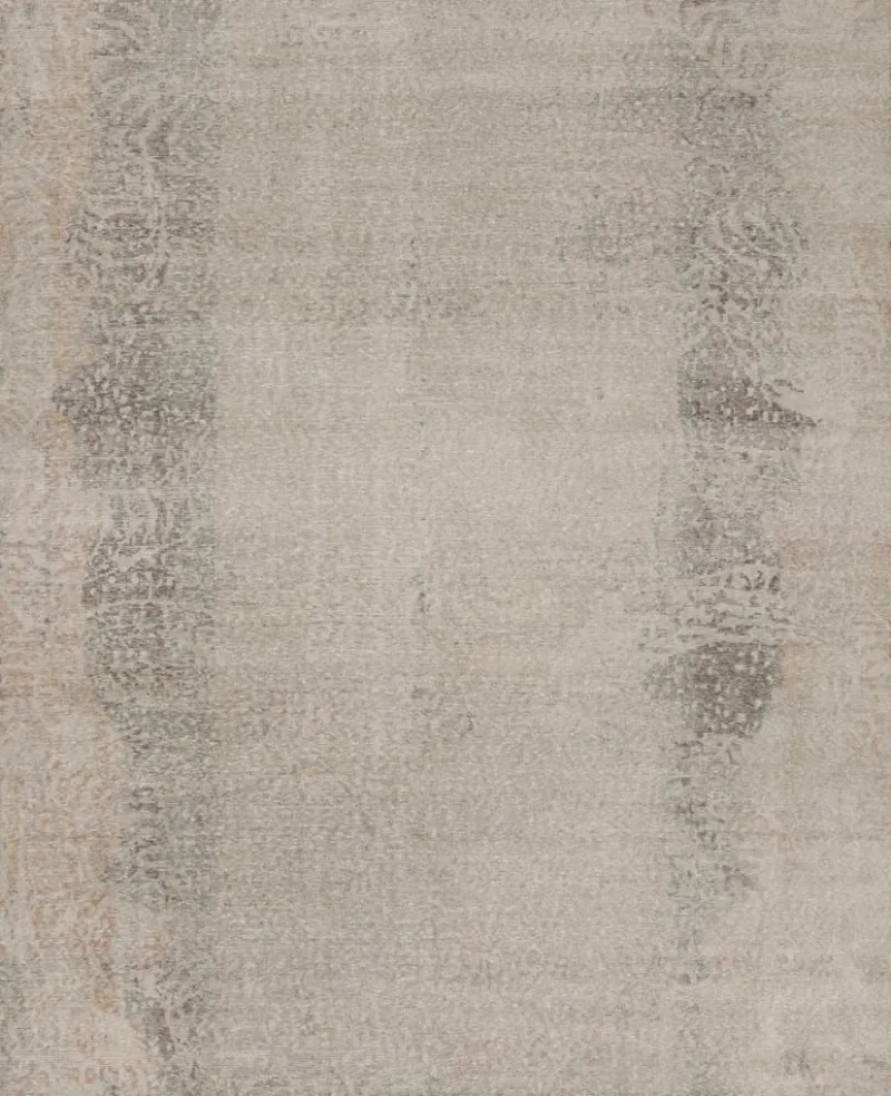 Online Pamono Abstract Rug in Taupe and Rust from R&K Principal Jahanshah Nazmiyal