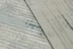 Pamono Abstract Rug with Gray and Blue Geometric Patterns from R&K Principal Jahanshah Nazmiyal><noscript><img width=
