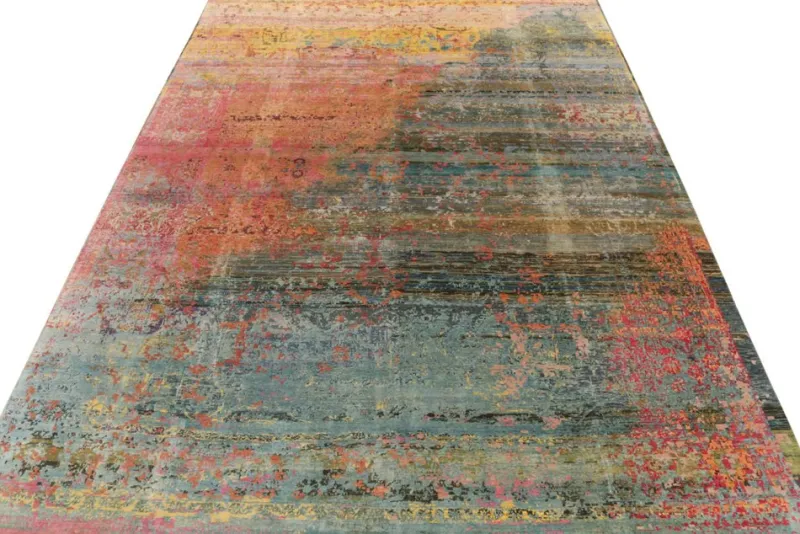 Clearance Pamono Abstract Rug with Pattern from R&K Principal Jahanshah Nazmiyal