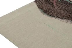Outlet Pamono Abstract Rug with Purple Pattern from R&K Principal Jahanshah Nazmiyal