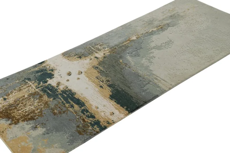 Pamono Abstract Runner Rug with Patterns from R&K Principal Jahanshah Nazmiyal> Carpets & Textiles|Carpets & Textiles