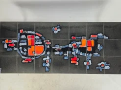 Online Pamono Abstract Tile Coffee Table by Belgian Artist Adri, 1970s