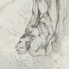 Best Pamono Academic Drawing of Miguel Angelo Scene, 19th-Century, Paper, Framed