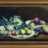 Pamono Achille Capaldo, Italian Still Life, Oil on Canvas, 1930s> Classical