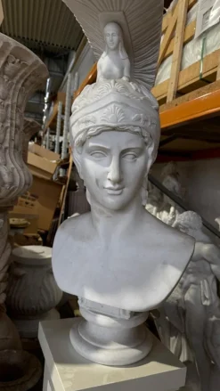Sale Pamono Achilles Bust Sculpture, 20th Century, Marble