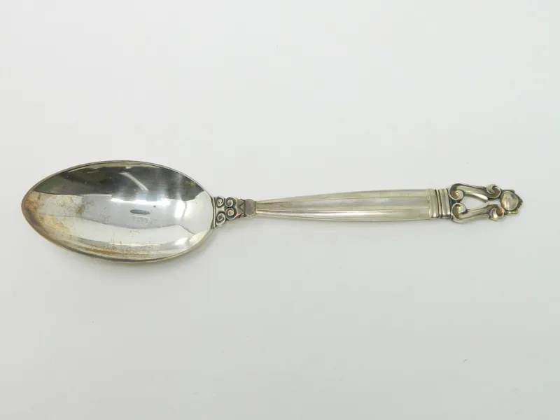 Online Pamono Acorn Cutlery in Sterling Silver by Johan Rohde for Georg Jensen, Set of 5