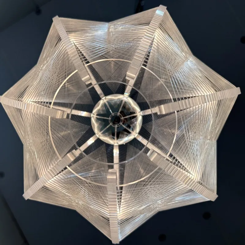 Pamono Acrylic Glass Hanging Lamp attributed to Paul Secon for Sompex, 1960s> Ceiling Lights