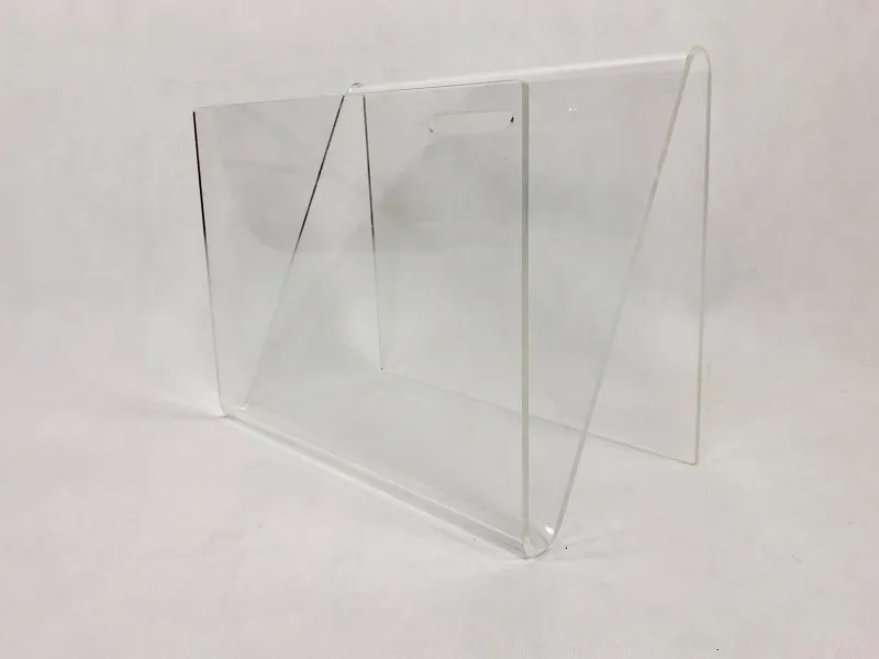 Online Pamono Acrylic Glass Magazine Rack, 1970s