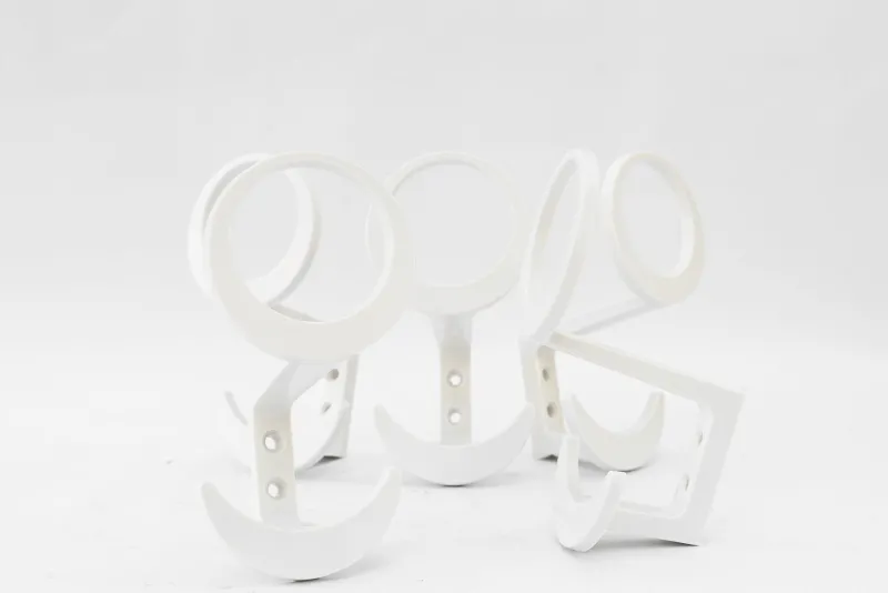 Pamono Acrylic Glass Wall Hooks, 1970s, Set of 5> Racks, Hooks & Valets