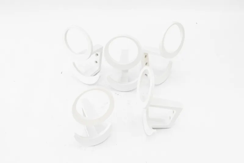 Pamono Acrylic Glass Wall Hooks, 1970s, Set of 5> Racks, Hooks & Valets