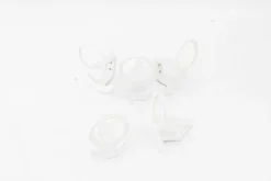 Pamono Acrylic Glass Wall Hooks, 1970s, Set of 5><noscript><img width=