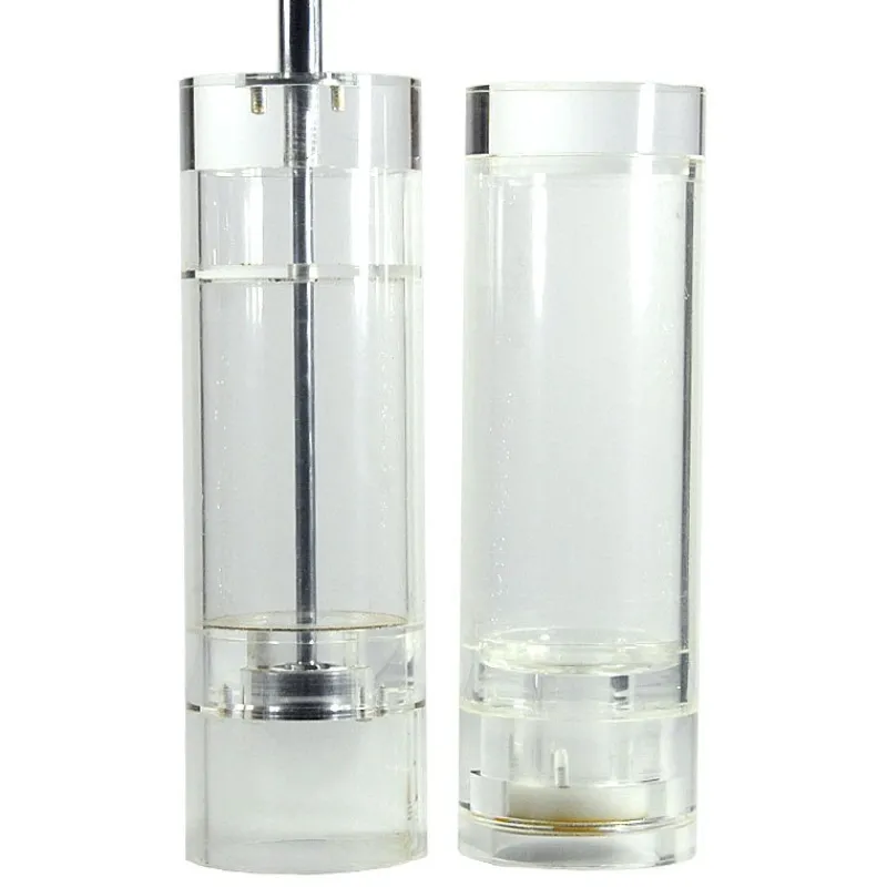 Pamono Acrylic Salt & Pepper Set from Felice Antonio Botta, Italy, 1970s, Set of 2> Salt & Pepper Shakers