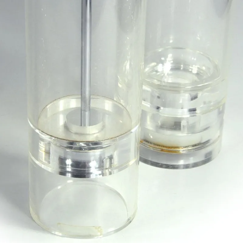 Pamono Acrylic Salt & Pepper Set from Felice Antonio Botta, Italy, 1970s, Set of 2> Salt & Pepper Shakers