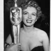 New Pamono Actress Marilyn Monroe Wins a Trophy Photographed by Earl Leaf, 1952