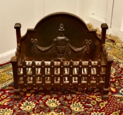 New Pamono Adams Style Free Standing Fire Basket, 1890
