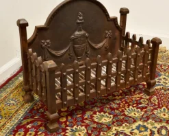 New Pamono Adams Style Free Standing Fire Basket, 1890