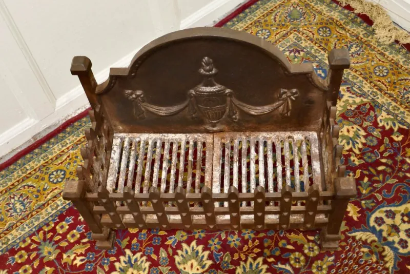 New Pamono Adams Style Free Standing Fire Basket, 1890
